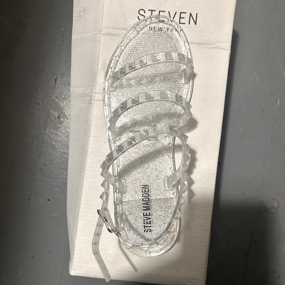 Brand New Never Worn Steve Madden Girls studded gladiator sandals.